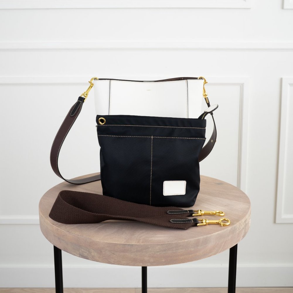 The Jordan Leather Bucket Bag - Cream - Picture 9 of 12